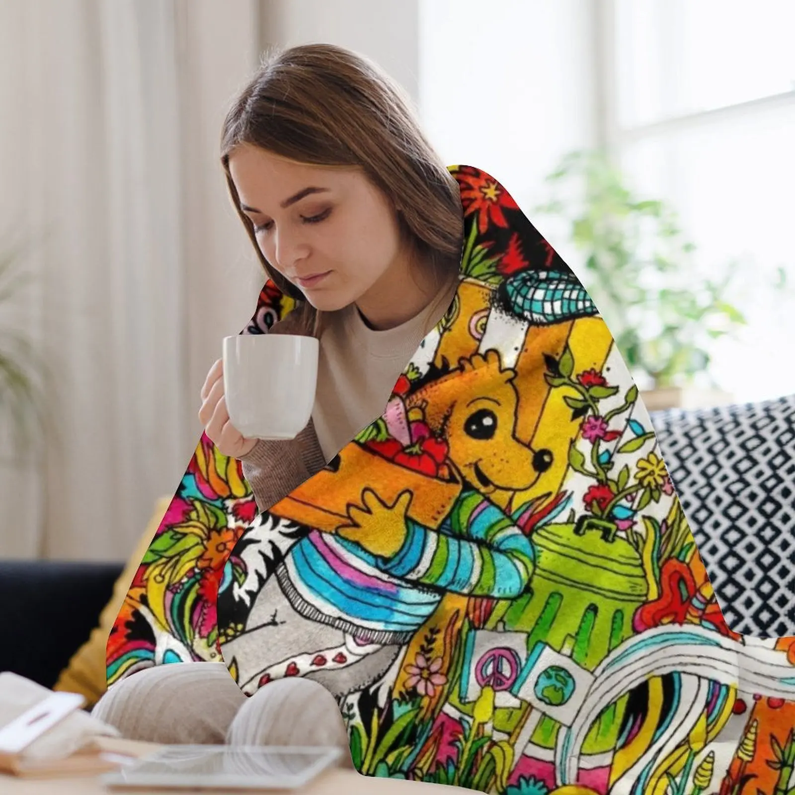 Urban Farm Time Throw Deken Za - Urban Farming Home recensie en prijs