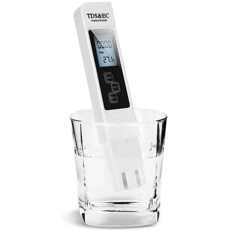 Witte digitale waterkwaliteitt - Ec Meter Digital recensie en prijs