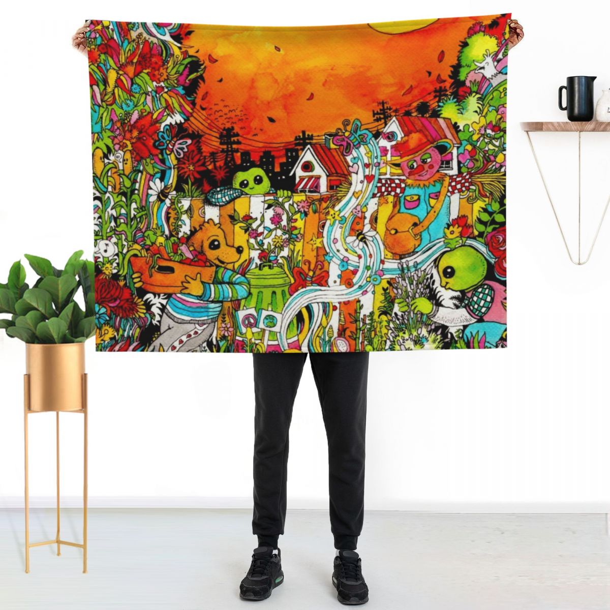 Urban Farm Time Throw-deken Fu - Urban Farming Home recensie en prijs