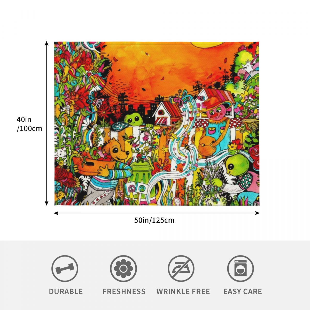 Urban Farm Time Throw-deken Fu - Urban Farming Home recensie en prijs